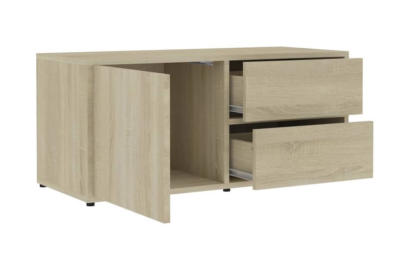 TV-taso Sonoma-tammi 80x34x36 cm lastulevy - Huonekalut - TV- & Mediakalusteet - Tv taso & Mediataso