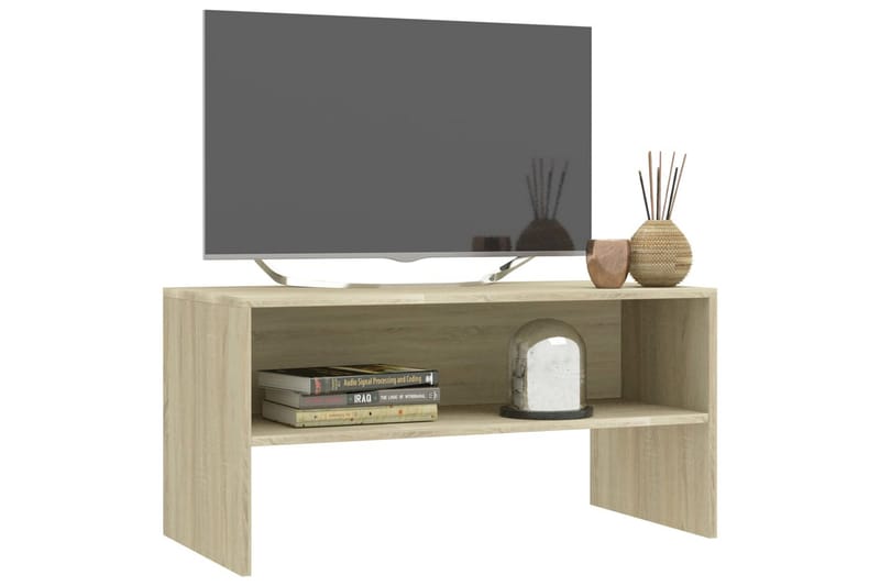 TV-taso Sonoma tammi 80x40x40 cm lastulevy - Ruskea - Huonekalut - TV- & Mediakalusteet - Tv taso & Mediataso