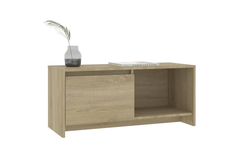 TV-taso Sonoma tammi 90x35x40 cm lastulevy - Beige - Huonekalut - TV- & Mediakalusteet - Tv taso & Mediataso