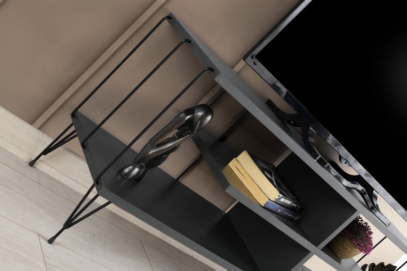 TV-taso Steinhagen 120 cm - Antrasiitti - Huonekalut - TV- & Mediakalusteet - Tv taso & Mediataso