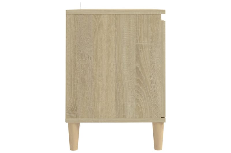 TV-taso täyspuiset jalat Sonoma-tammi 103,5x35x50 cm - Ruskea - Huonekalut - TV- & Mediakalusteet - Tv taso & Mediataso