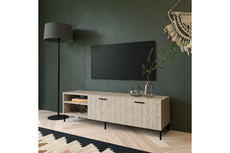 TV-taso Tabcoai 150 cm - Luonnonväri - Huonekalut - TV- & Mediakalusteet - Tv taso & Mediataso