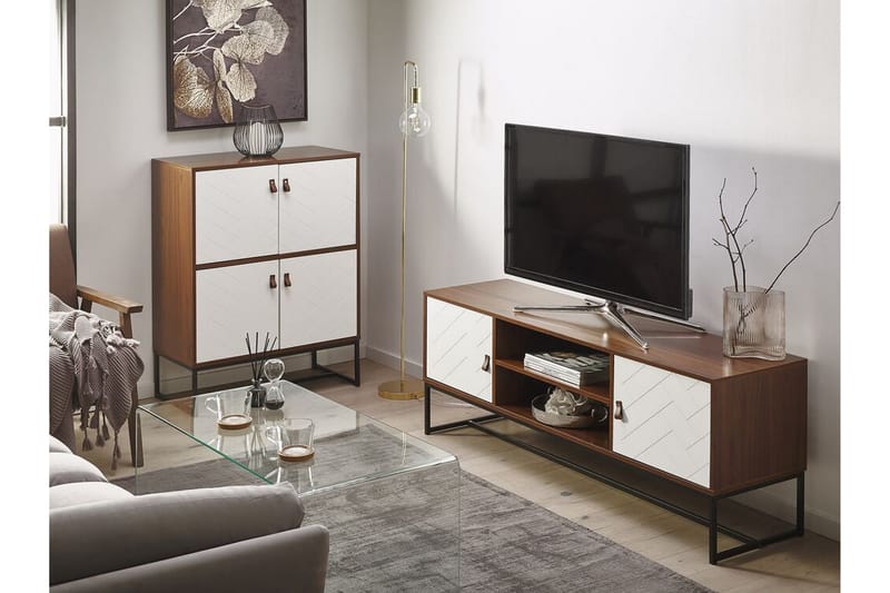 TV-taso Tajarja 150x40 cm - Ruskea - Huonekalut - TV- & Mediakalusteet - Tv taso & Mediataso
