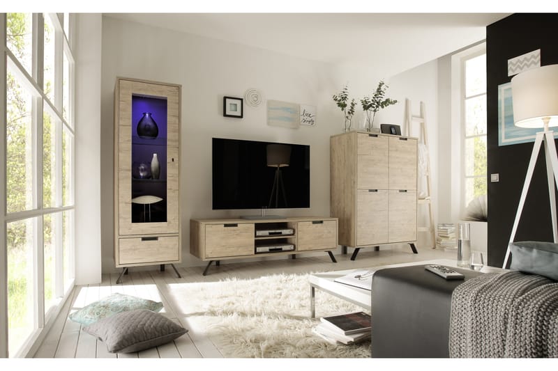TV-taso Terreno 156 cm - Sherwood Tammi - Huonekalut - TV- & Mediakalusteet - Tv taso & Mediataso