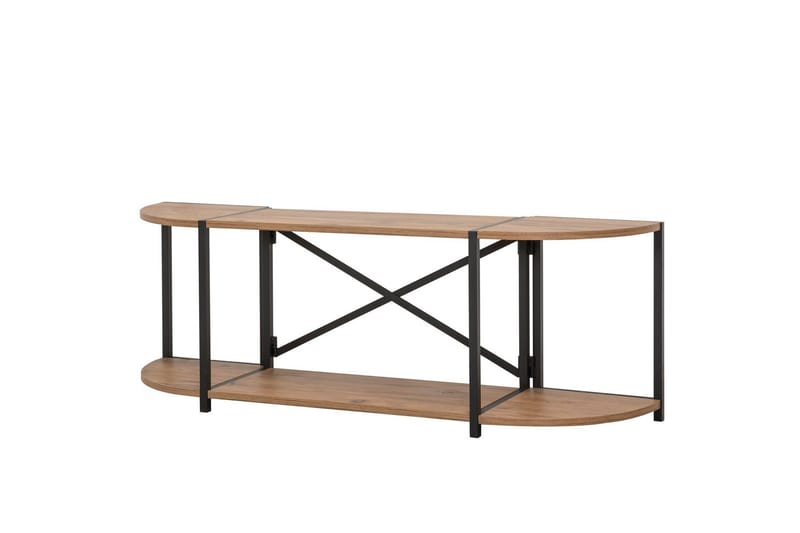 Tv-taso Thambo 138 cm - Ruskea/Musta - Huonekalut - TV- & Mediakalusteet - Tv taso & Mediataso