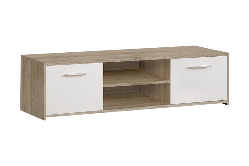 TV-taso Tiffannee 136 cm - Ruskea/Valkoinen - Huonekalut - TV- & Mediakalusteet - Tv taso & Mediataso