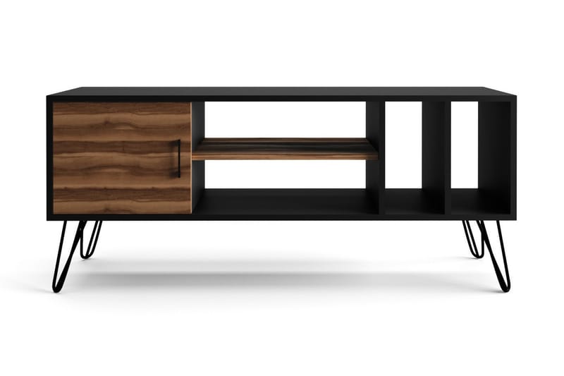 TV-taso TISSELT 150 cm - Musta/Ruskea - Huonekalut - TV- & Mediakalusteet - Tv taso & Mediataso