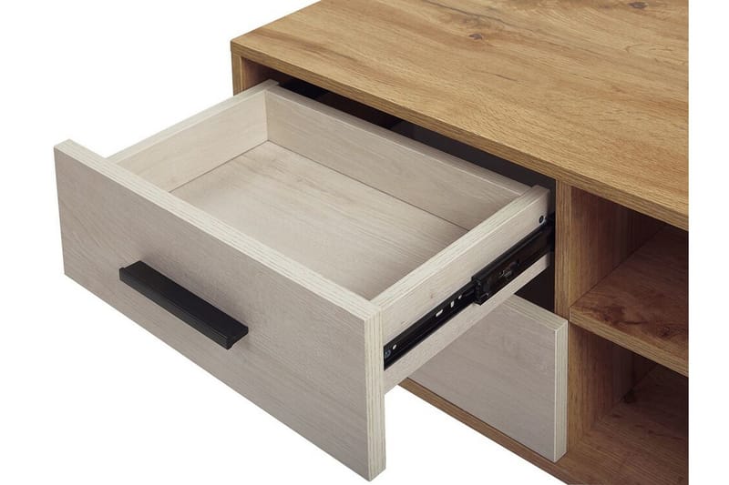 TV-taso Trapajugar 120 cm - Valkoinen - Huonekalut - TV- & Mediakalusteet - Tv taso & Mediataso