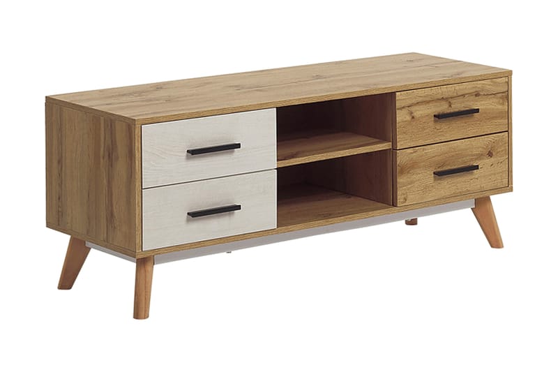 TV-taso Trapajugar 120 cm - Valkoinen - Huonekalut - TV- & Mediakalusteet - Tv taso & Mediataso