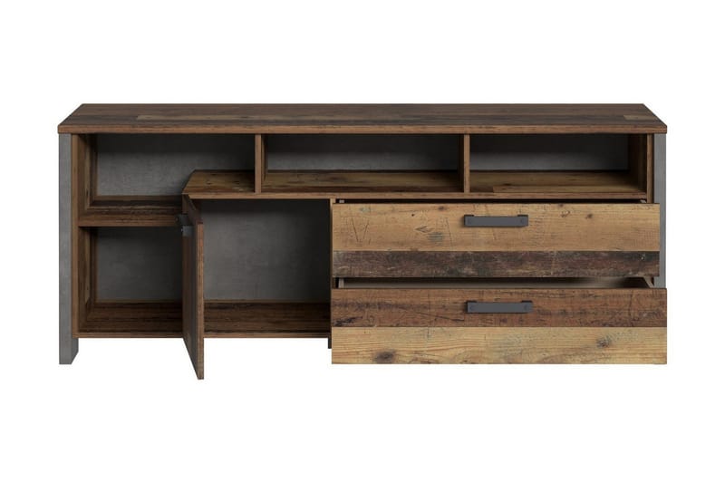 TV-taso Treknow 161 cm - Ruskea/Harmaa - Huonekalut - TV- & Mediakalusteet - Tv taso & Mediataso