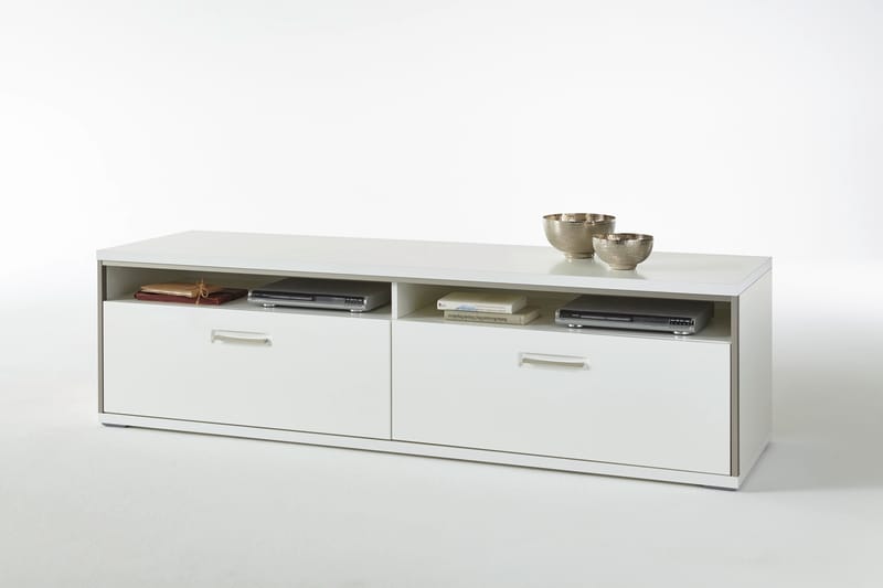 TV-taso Trento 184x51x52 cm Valkoinen Korkeakiilto - Valkoinen Korkeakiilto - Huonekalut - TV- & Mediakalusteet - Tv taso & Mediataso