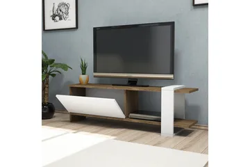 TV-taso Tyrsberget 120 cm - Ruskea/Valkoinen - Huonekalut - TV- & Mediakalusteet - Tv taso & Mediataso