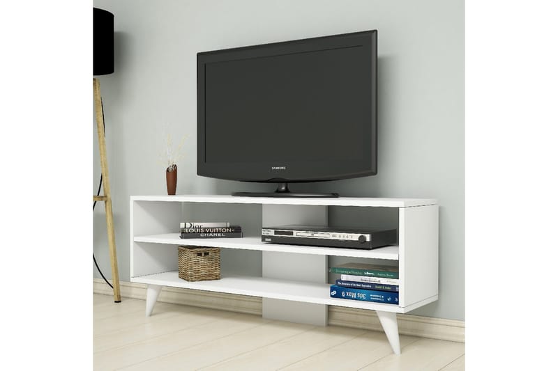 TV-taso Tyrsberget 120 cm - Valkoinen - Huonekalut - TV- & Mediakalusteet - Tv taso & Mediataso