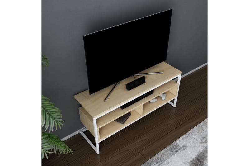 TV-taso Urgby 110x49,9 cm - Valkoinen - Huonekalut - TV- & Mediakalusteet - Tv taso & Mediataso