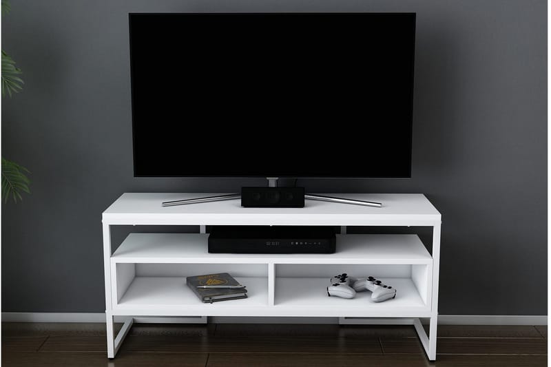 TV-taso Urgby 110x49,9 cm - Valkoinen - Huonekalut - TV- & Mediakalusteet - Tv taso & Mediataso