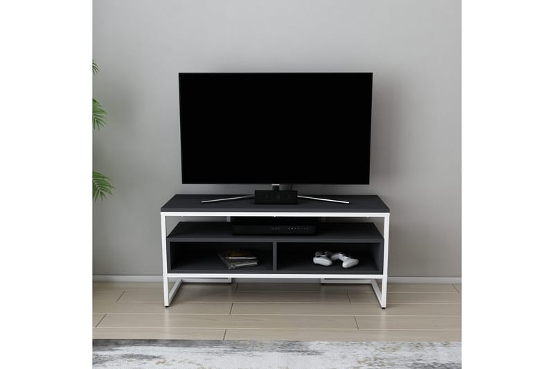 TV-taso Urgby 110x49,9 cm - Valkoinen - Tv taso & Mediataso