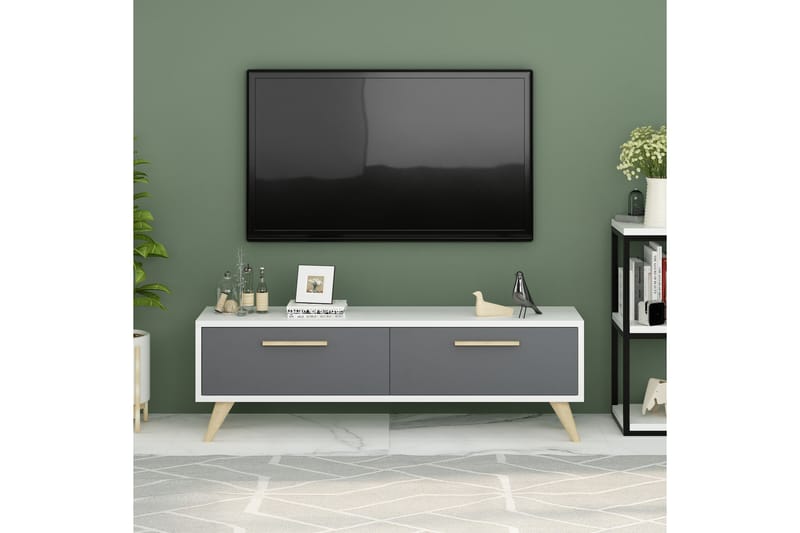 TV-taso Urgby 120x45 cm - Valkoinen - Huonekalut - TV- & Mediakalusteet - Tv taso & Mediataso