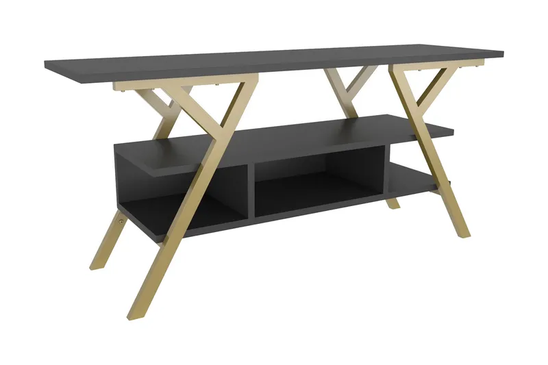 TV-taso Urgby 120x55 cm, Kulta