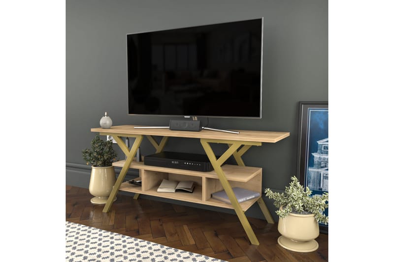TV-taso Urgby 120x55 cm - Kulta - Huonekalut - TV- & Mediakalusteet - Tv taso & Mediataso