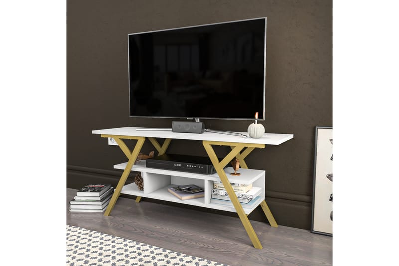 TV-taso Urgby 120x55 cm - Kulta - Huonekalut - TV- & Mediakalusteet - Tv taso & Mediataso
