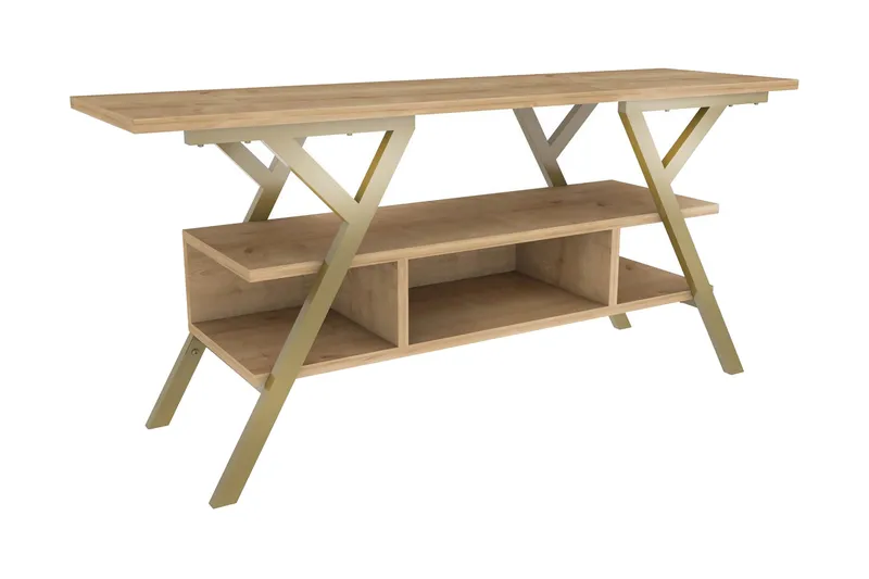 TV-taso Urgby 120x55 cm, Kulta