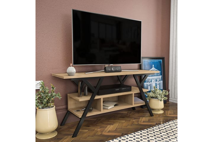 TV-taso Urgby 120x55 cm - Musta - Tv taso & Mediataso
