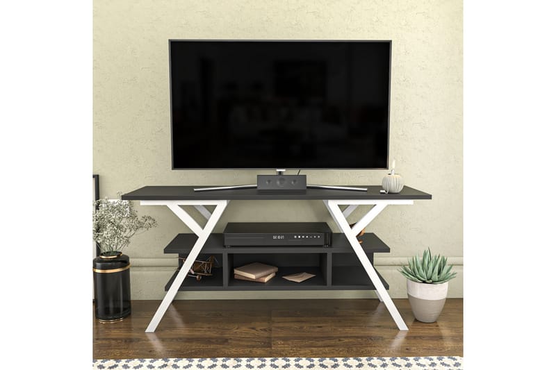 TV-taso Urgby 120x55 cm - Valkoinen - Huonekalut - TV- & Mediakalusteet - Tv taso & Mediataso