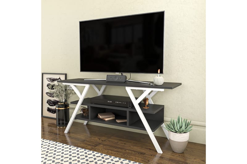 TV-taso Urgby 120x55 cm - Valkoinen - Huonekalut - TV- & Mediakalusteet - Tv taso & Mediataso