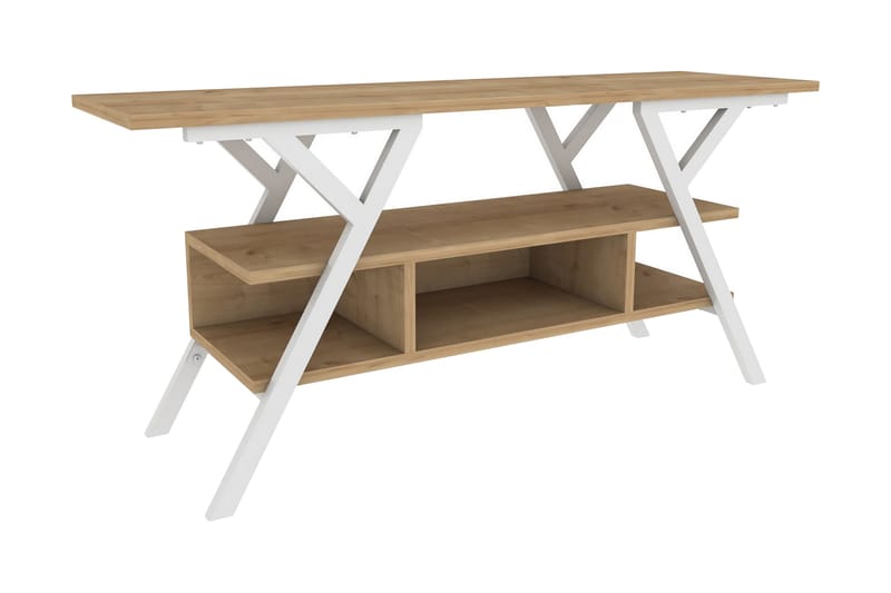 TV-taso Urgby 120x55 cm - Valkoinen - Huonekalut - TV- & Mediakalusteet - Tv taso & Mediataso