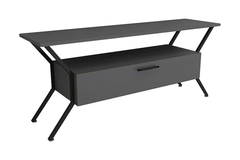 TV-taso Urgby 124x54 cm - Antrasiitti - Huonekalut - TV- & Mediakalusteet - Tv taso & Mediataso