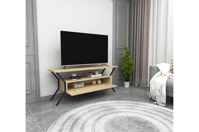 TV-taso Urgby 124x54 cm - Monivärinen - Huonekalut - TV- & Mediakalusteet - Tv taso & Mediataso