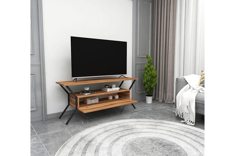 TV-taso Urgby 124x54 cm - Ruskea - Huonekalut - TV- & Mediakalusteet - Tv taso & Mediataso