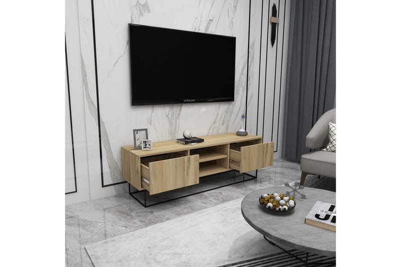 TV-taso Urgby 140x50 cm - Monivärinen - Huonekalut - TV- & Mediakalusteet - Tv taso & Mediataso