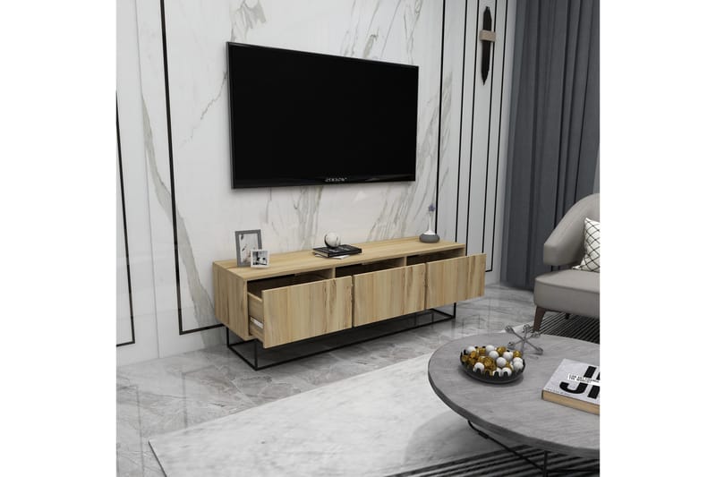 TV-taso Urgby 140x50 cm - Monivärinen - Huonekalut - TV- & Mediakalusteet - Tv taso & Mediataso