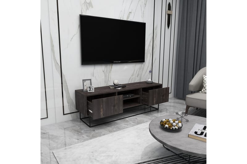 TV-taso Urgby 140x50 cm - Ruskea - Huonekalut - TV- & Mediakalusteet - Tv taso & Mediataso