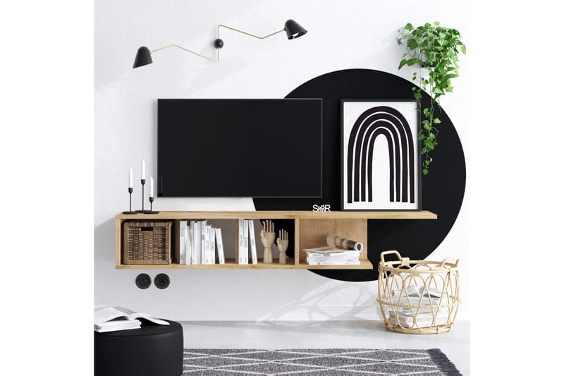 TV-taso Urgby 150x26 cm - Sininen - Huonekalut - TV- & Mediakalusteet - Tv taso & Mediataso