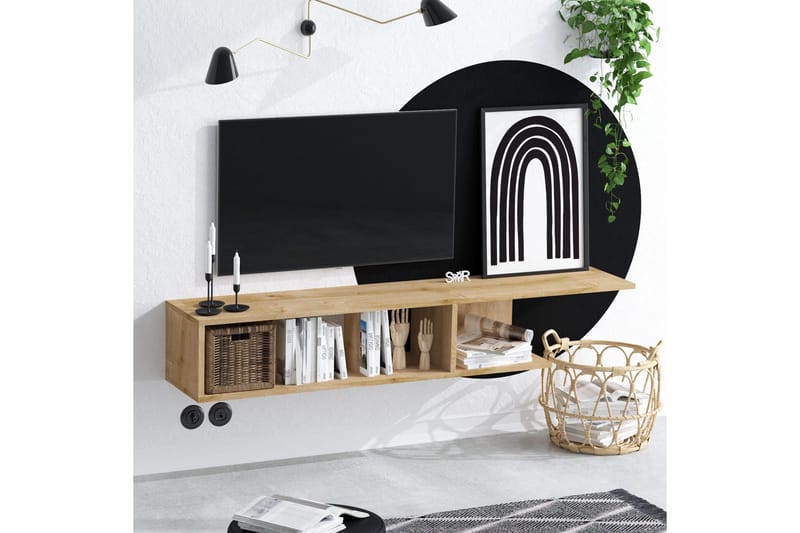 TV-taso Urgby 150x26 cm - Sininen - Huonekalut - TV- & Mediakalusteet - Tv taso & Mediataso