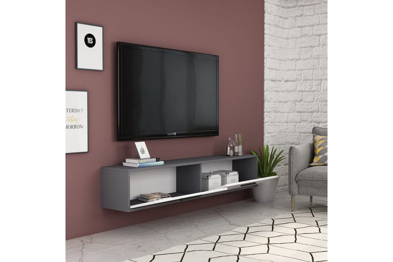 TV-taso Urgby 150x45 cm - Antrasiitti - Tv taso & Mediataso