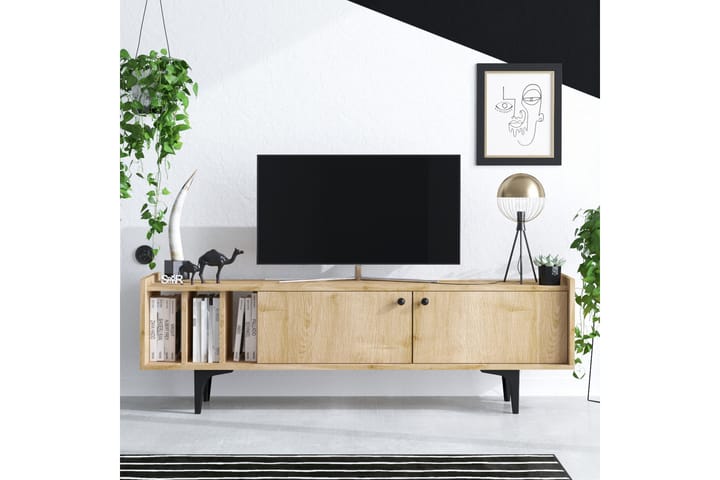 TV-taso Urgby 150x47 cm - Sininen - Tv taso & Mediataso