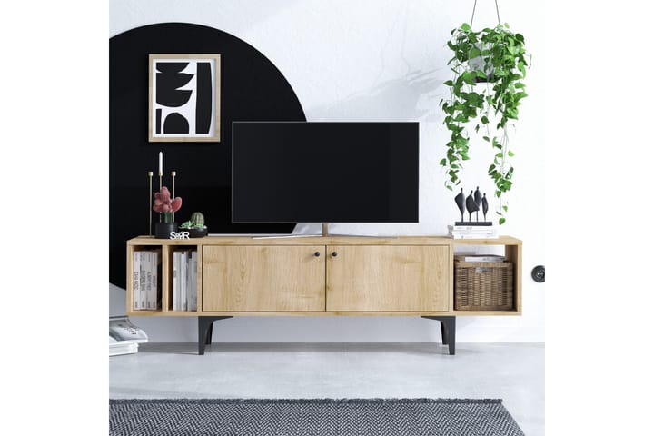TV-taso Urgby 150x47 cm - Sininen - Tv taso & Mediataso