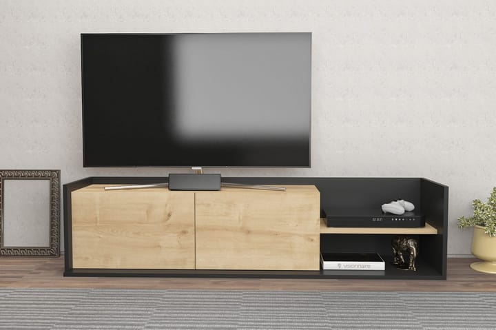 TV-taso Urgby 160x36,8 cm - Antrasiitti - Tv taso & Mediataso