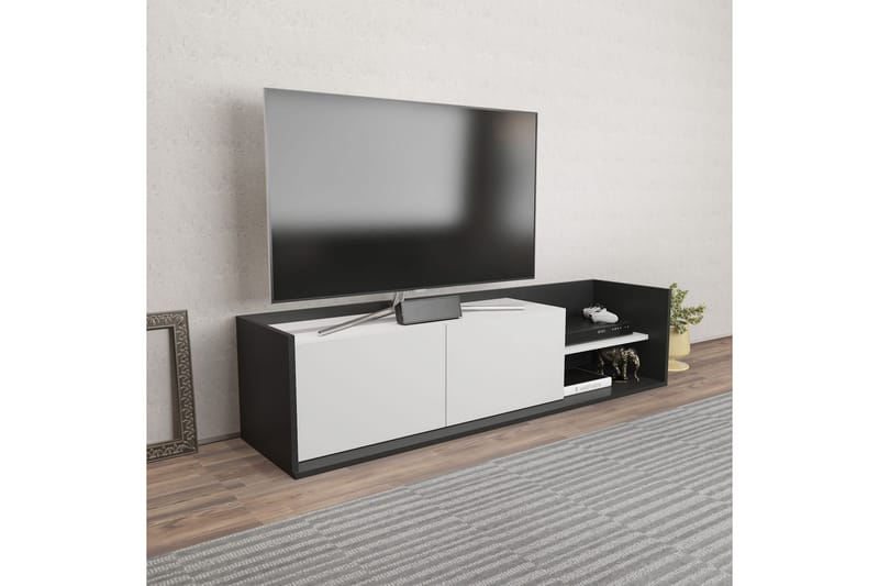 TV-taso Urgby 160x36,8 cm - Antrasiitti - Huonekalut - TV- & Mediakalusteet - Tv taso & Mediataso