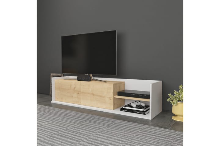 TV-taso Urgby 160x36,8 cm - Valkoinen - Tv taso & Mediataso