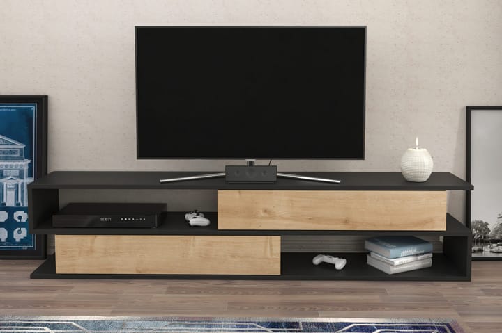TV-taso Urgby 160x38,6 cm - Antrasiitti - Tv taso & Mediataso