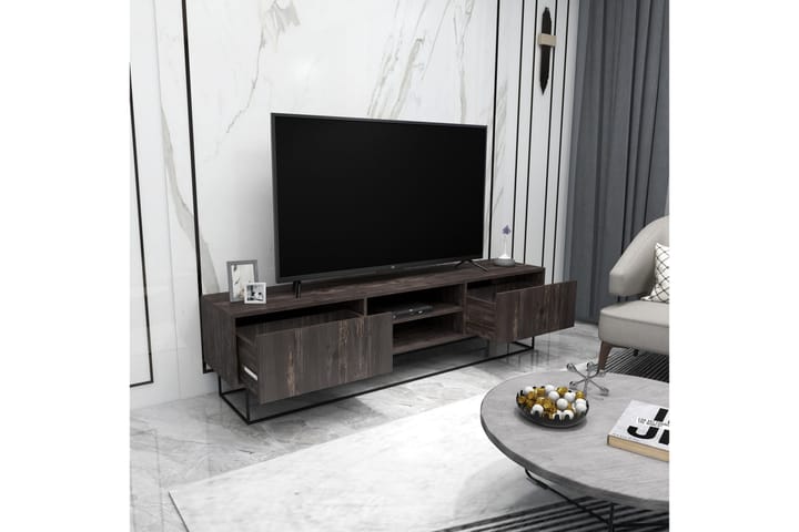 TV-taso Urgby 180x50 cm - Ruskea - Tv taso & Mediataso