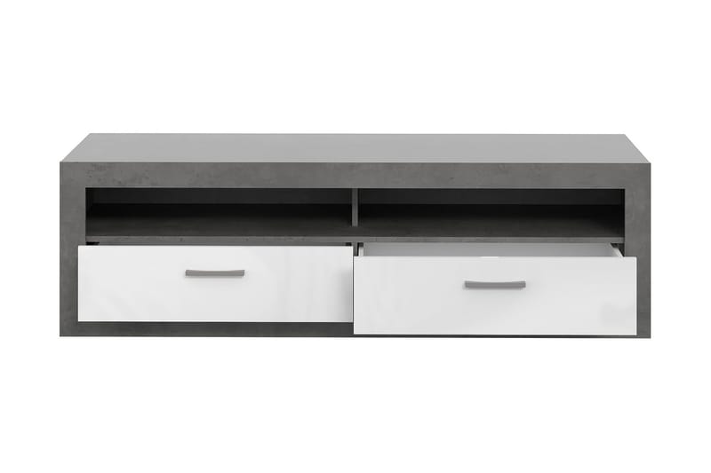 TV-taso Uzunkop 153 cm - Harmaa/Valkoinen - Huonekalut - TV- & Mediakalusteet - Tv taso & Mediataso