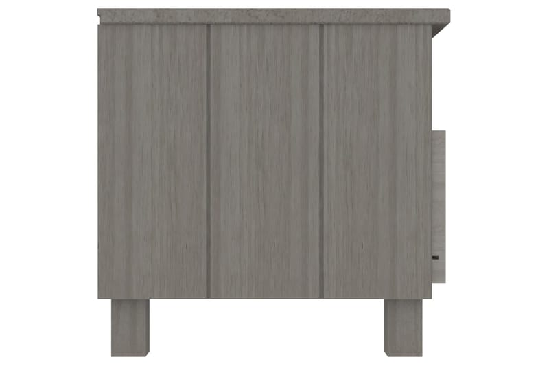 TV-taso vaaleanharmaa 106x40x40 cm täysi mänty - Harmaa - Huonekalut - TV- & Mediakalusteet - Tv taso & Mediataso