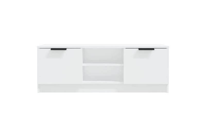 TV-taso valkoinen 102x35x36,5 cm tekninen puu - Valkoinen - Huonekalut - TV- & Mediakalusteet - Tv taso & Mediataso