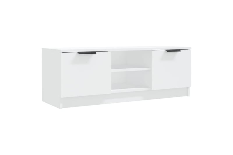 TV-taso valkoinen 102x35x36,5 cm tekninen puu - Valkoinen - Huonekalut - TV- & Mediakalusteet - Tv taso & Mediataso