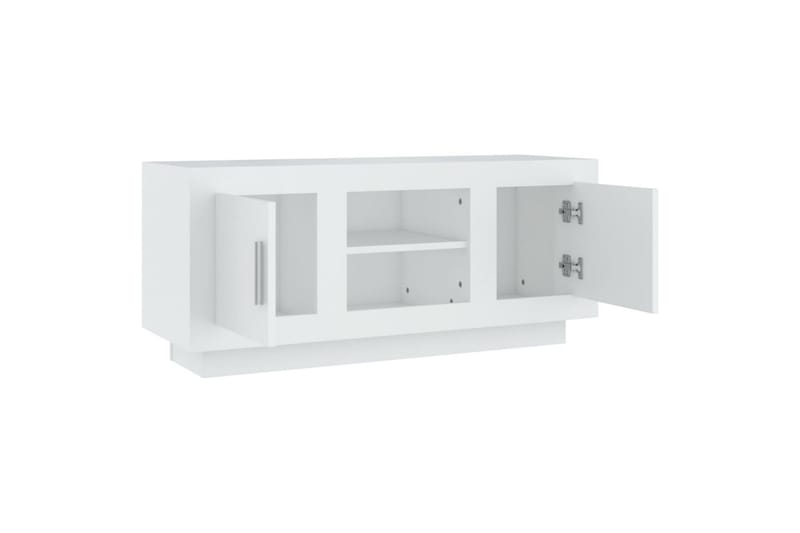 TV-taso valkoinen 102x35x45 cm tekninen puu - Valkoinen - Huonekalut - TV- & Mediakalusteet - Tv taso & Mediataso